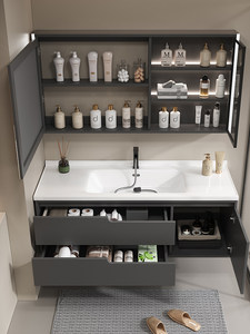 Mueble de <span class=keywords><strong>Baño</strong></span> Moderno <span class=keywords><strong>con</strong></span> <span class=keywords><strong>Espejo</strong></span> Iluminado LED Táctil, Lavabo de Cerámica Montado en la Pared, Ecológico, <span class=keywords><strong>para</strong></span> Apartamentos y Cocinas - Product Image 5
