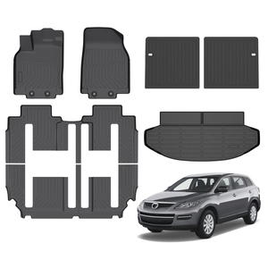 Alfombrillas de Coche de Diseño Profesional con Logotipo Personalizado, Alfombra Deportiva para Maletero, Fácil Instalación, para Mazda CX-9 2007-2015 - Product Image 1