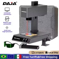 Laser pengukir Mini portabel DIY, mesin pemotong logam/akrilik fokus otomatis, mesin pengukir Laser kayu untuk hadiah Natal