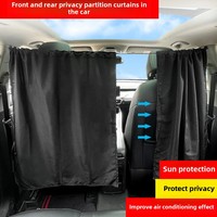 Pare-soleil occultant pour voiture avec isolation thermique et protection de la vie privée, cloison intérieure avant et arrière pour fourgonnette et camion de transport
