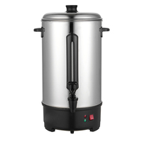 Bouilloire électrique et distributeur de café Hejiang 10L en acier inoxydable avec contrôle de température pour la maison, le camping-car, la voiture, l'hôtel, le bureau