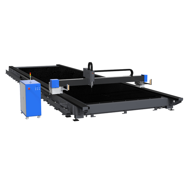 High Power 12KW 20KW 30KW Extra-large Format Ground Rail Fiber Laser Cutting Machine for Metal CNC Lazer Cutter