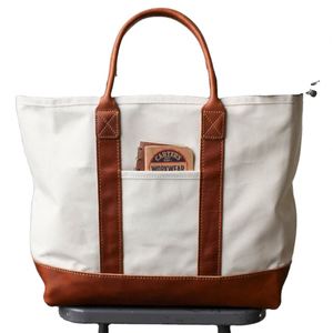 Sac fourre-tout surdimensionné en toile Sac à bretelles épaisses avec logo personnalisé Sac fourre-tout en toile de style japonais pour femmes avec poignée - Product Image 1