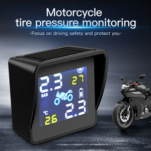 2020 YOELBAER NEW <span class=keywords><strong>Wireless</strong></span> Solar Panel <span class=keywords><strong>TPMS</strong></span>ためMotorcycle 2 <span class=keywords><strong>External</strong></span> Sensor Tire Pressure Monitor - Product Image 4