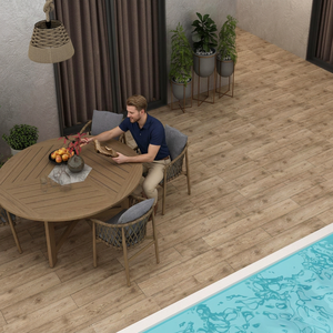 Bamboo Wood Look Porcelain Plank Tiles 8x48 Inch Matte Finish For Premium Interior Flooring - Product Image 6