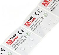 Étiquettes autocollantes personnalisées certifiées CE RoHS, imperméables, brillantes, argentées, en rouleau, pour le marquage des appareils électroniques