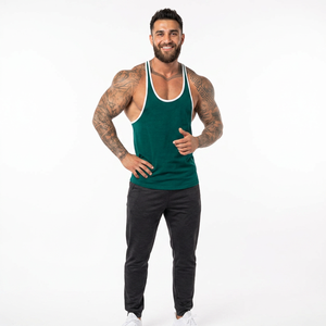 Débardeur tricoté léger unisexe Back Angel pour homme, col en V, polyester/coton, style streetwear, idéal pour la course à pied - Product Image 1