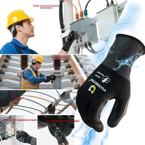 <span class=keywords><strong>Gants</strong></span> en <span class=keywords><strong>caoutchouc</strong></span> <span class=keywords><strong>butyle</strong></span> isolés 500V en gros : anti-choc électrique, antidérapants et résistants à l'usure pour les travaux sous tension - Product Image 3