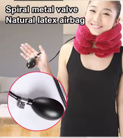 Cou Gonflable Oreiller Collier Tracteur Air Dispositif De Traction Cervicale Soutien Vertèbre Orthopédie Massage Relaxation Brace