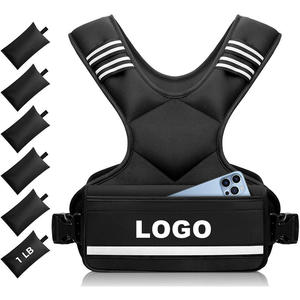 <span class=keywords><strong>Gilet</strong></span> <span class=keywords><strong>lesté</strong></span> réglable Leeton en néoprène et sable de fer, capacité de charge 3-10 <span class=keywords><strong>kg</strong></span>, pour hommes et femmes, course à pied et entraînement en extérieur - Product Image 1