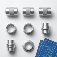 Pièces en aluminium sur mesure 6061, manchon tourné CNC de précision pour systèmes pneumatiques ±0,005 mm IATF 16949 OEM
