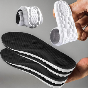 2 Pares de Plantillas de Espuma Viscoelástica con Tecnología 4D Cloud en Forma de U, Súper Suaves y Cómodas, con Soporte de Arco y Protección para los Pies (Negro, Hombre, Tallas US 8-11) - Product Image 2