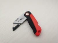 Couteau utilitaire multifonctionnel pliant en aluminium à bouton-poussoir, vente directe usine, qualité DIY, personnalisable OEM