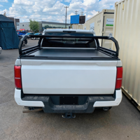 Couverture de benne rigide en aluminium pour Toyota Tundra Ranger NP300, coque de camping pour benne longue de 5,5 à 8 pieds, sans perçage, étanche, rangement intégré