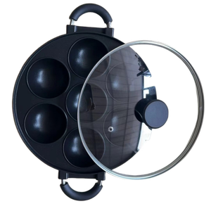 Stampo per Torta Rotondo in Alluminio a 7 Fori Antiaderente Riutilizzabile Sicuro per Alimenti Durevole Facile da Sformare - Product Image 1