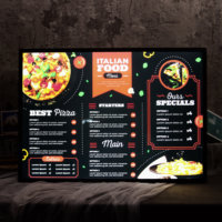 Lightbox LED Ultra Sottile A1 A2 A3 A4 per Pubblicità, Poster Illuminati, Menu Board, Illuminazione da Lavoro