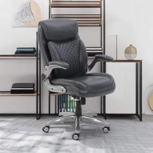Silla Ejecutiva de Oficina de Cuero Sintético 2025 con Soporte Lumbar Ergonómico 3D Incite y Reposabrazos Abatibles - Product Image 5