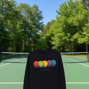 Sudadera Estampada para Mujer con Diseño de Pelotas Coloridas, 100% Poliéster, Cuello Redondo, Estilo Casual para Otoño - Product Image 2