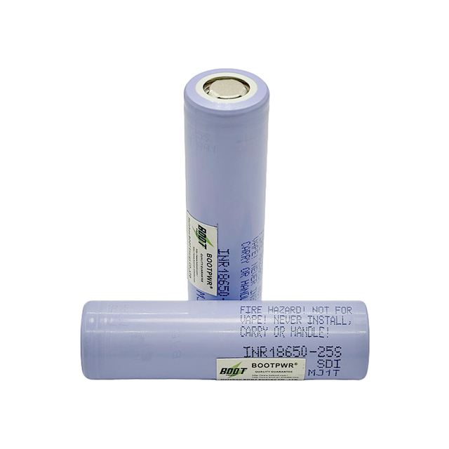 Free Samples INR18650 25S 3.7V Li Ion Battery 18650 2500mAh Rechargeable Battery 25A Discharge Cell for Golf Carts