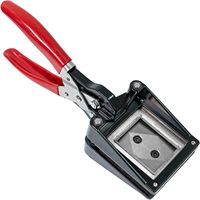 Htpmart 35x45mm Poinçon pour photos d'identité, découpeur de photos, outil de découpe manuel pour passeport et photos, pince de découpe