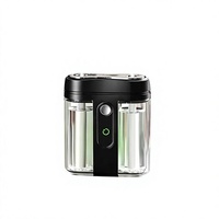 Diffuseur d'arômes à air froid avec capacité de 10 à 50 ml, en plastique, à fixation murale ou sur table, double usage