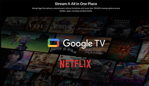Xming Page One World's First_Google TV LCD_Projector con certificado Netflix Formovie - Product Image 5