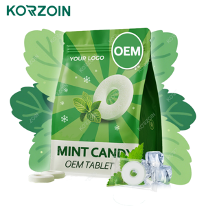 Fabricants de bonbons personnalisés, bonbons à la menthe sans sucre FREH BREATH, xylitol, bain de bouche, bonbons à la menthe en papier, menthes, <span class=keywords><strong>chewing</strong></span>-<span class=keywords><strong>gum</strong></span> avec logo personnalisé - Product Image 1