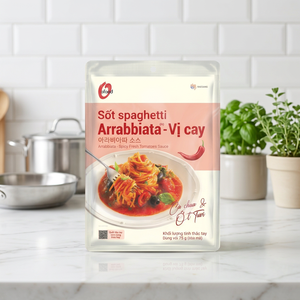 ซอสสปาเก็ตตี้ 120 กรัม - รสอาราบิอาต้า - ซอสพาสต้ามะเขือเทศสำเร็จรูปสำหรับสปาเก็ตตี้ ยี่ห้อโอ'ฟู้ด สำหรับขายปลีกและขายส่ง - Product Image 1