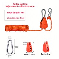 En gros d'usine, Fabriqué à Anhui, Tendeur de corde en nylon plastique réfléchissant coupe-vent pour auvents et camping en extérieur