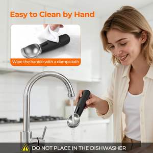 Cuillère à glace intelligente sensible à la température - Cuillère chauffante électrique avec écran LED, chaleur constante, chauffage automatique - Product Image 3