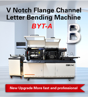 Précise v notch canal lettre cintreuse notcher flanger cnc signe lettre plier encoche machine avec CE