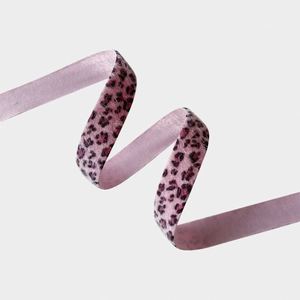 Hot Sale Wild 1/1.5cm Leopard Print Fuzzy <b>Ribbon</b> for Hair Clips & Barrette Making 10 Yards/Roll - Product Image 5