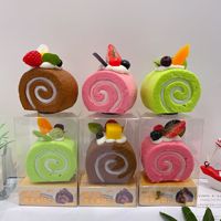 Jouet créatif en forme de gâteau à rebond lent, réaliste et exquis, anti-stress, jouets fantaisie à presser, vente en gros