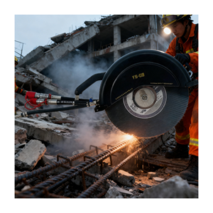 Offre Spéciale 14 pouces diamant Portable haute vitesse coupe de précision scie à disque hydraulique Machine pour le béton - Product Image 6