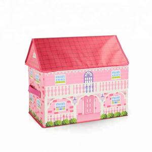 Jiahe Factory Decorative Fabric Foldable Collapsible Home Kids Toy Storage Cabinet Box