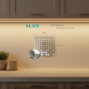Adesivo per piastrelle autoadesivo Ilan 30x30cm per decorazione pareti cucina e bagno - Product Image 3