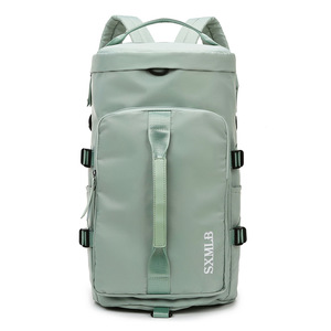 Cross Border Travel <b>Backpack</b> 20-35L Water Resistant Leisure Travel Bag Solid Color - Product Image 4