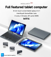 Écran tactile pour ordinateur portable de poche 8 pouces 12gb Ddr5 360 processeur Intel rotatif 12 2 en 1 tablette PC Portable Mini Notebook