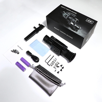 Monoculaire de vision nocturne infrarouge 4K avec zoom 20X, étanche, enregistrement vidéo 30fps, portée IR 300m, prise en charge carte TF