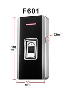 Đơn giản Đầu đọc dấu vân tay điều khiển truy cập wiegand26 vân tay thiết bị đầu cuối sinh trắc học RFID Hệ thống kiểm soát truy cập - Product Image 1