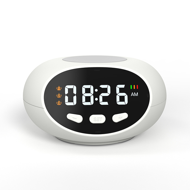 Factory Custom Smart Table Clock for Seniors and Elderly Voice-Activated Talking Clock for Blind Desk Clock
