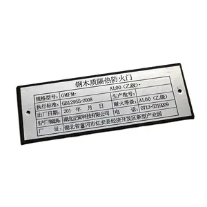 Wholesale Personalized Aluminum Alloy Signs /Metal Nameplates/Label Brand