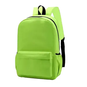 Logo Available Green Comfortable Water Proof Nylon Stylish Premum Quality School Backpack Bag for High School Boy