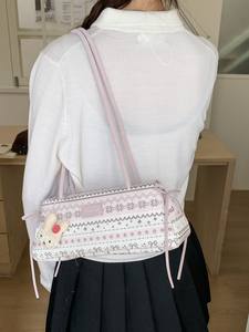 New Premium Korean Stylish Hand Carry Boston <b>Bag</b> for Women 2026 Spring Luxury Shoulder <b>Underarm</b> <b>Bag</b> Handbag - Product Image 5