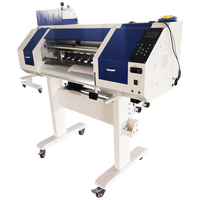 Machine d'impression numérique textile pour t-shirts, imprimante jet d'encre à film PET thermique, double têtes d'impression I3200, imprimante d'étiquettes, CMYK, pigment blanc