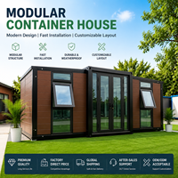 Maison conteneur industrielle extensible et écologique, pièce modulaire préfabriquée, installation rapide, villa mobile, bureau, hôtel