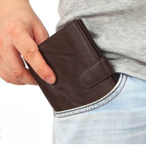 Nuovo Portafoglio da Uomo in Vera Pelle, Resistente e alla Moda, Porta Passaporto in Pelle Bovina, Multifunzione con Molteplici Scomparti per Carte, Popolare Porta Documenti - Product Image 4