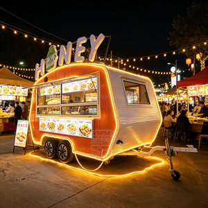 Camion de vente ambulante certifié VIN pour donuts et pizzas, remorque de concession en acier inoxydable - Product Image 1