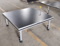 Plate-forme de scène portable en aluminium pour événements extérieurs Plate-forme de musique en aluminium à installation facile