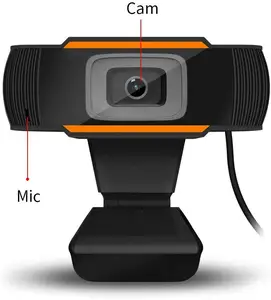 HD 720P Webcam 360 Độ USB Cắm Và Chơi Webcam Cho Giảng Dạy Trực Tuyến, hội Nghị Nghiên Cứu Video Gọi Điện Thoại, Skype